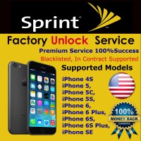 iPhone SPRINT Factory Unlock PREMIUM Service!